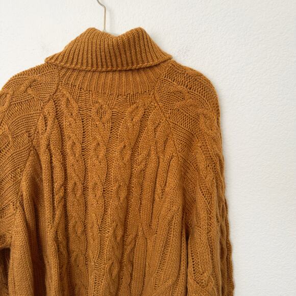 [Skylar Rose] VICI Once Upon A Fall Chunky Cable Knit Turtleneck Sweater NWT XL - Picture 6 of 12